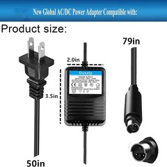 17.5VX2 500mA Powe Adapter for Behringer MXUL5 Eurorack UB1202, XENYX-1202 Mi…