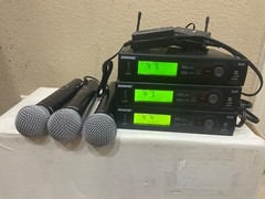 Shure SLX4 Wireless System Receiver & SLX2 -MS58 – Microphone J3-572-596-MHz.