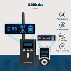 RETEKESS T130S Wireless Tour Guide System Audio Transmitter for Church Factory