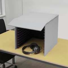 Desktop Soundproof Cover Portable Vocal Recording Booth Sound Absorbing Shield