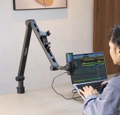 VEVOR Microphone Boom Arm with Desk Mount 360° Rotatable Adjustable Mic Stand