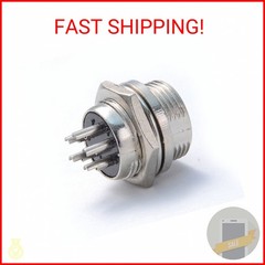 Seismic Audio – NEW Male MINI XLR Panel Mount Connector – 5 PIN