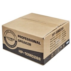 2 x HyperPower 10″ Very High Output Midbass Midrange Speaker HP-10MD268 600W RMS