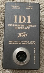 Peavey Instrument Direct interface ID1 Made In The USA