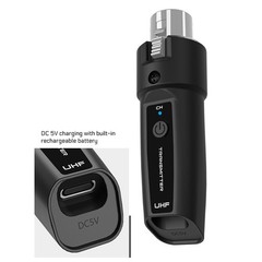Wireless Audio Transmitter&Receiver XLR Adapter 30-50m Stable Transmission