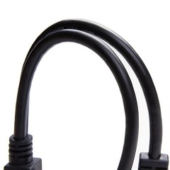 Right Angle OBD2 Splitter Y Cable, -B20 OBDII 1 Male Splitter to 2 B20 (1PACK)