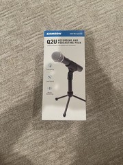 Samson Q2U Dynamic USB Microphone Recording and Podcasting Pack (Black)