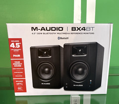 M-Audio BX4BT 4.5″ 120W RMS Bluetooth/Wired 2-Way Studio Monitors