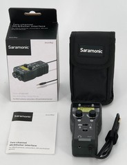 Saramonic SmartRig+ 2-Ch Audio Interface w/XLR, 1/4″ & 1/8” for Camera Phone +++