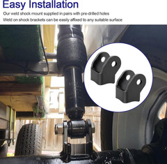 Shock Bracket Weld on Shock Mount – Heavy Duty Brackets for Off-Road Trailers Re