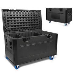 Cable Trunk ATA Road Case Heavy Duty Utility Road Trunk Flight Case with Wheels