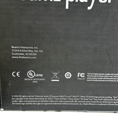 Beamz Player Interactive Music System C4 2010 OPEN BOX MISSING SOFTWARE READ!