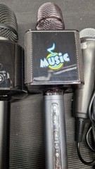 LOT of 6 Various models Microphones Black/Grey Used Working