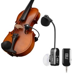2.4G Instrument Microphone Receiver with Detachable Suction Cup for Guitar Vi…