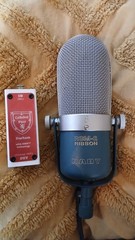 Nady RSM-2 Ribbon Mic Modded w 1.2 µm Ribbon. Cathedral pipes Lifter