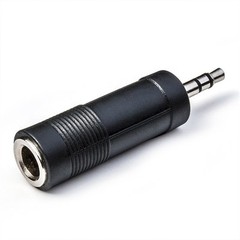 3.5mm Female to 6.35mm Male Headphone Audio Adaptor Microphone Connector