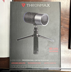 THRONMAX Pulse TMAX-M8 USB/USB-C Condenser Mic 96kHz/24-bit Cardioid ANC Black