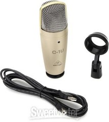 Behringer C-1U Studio Condenser USB Microphone
