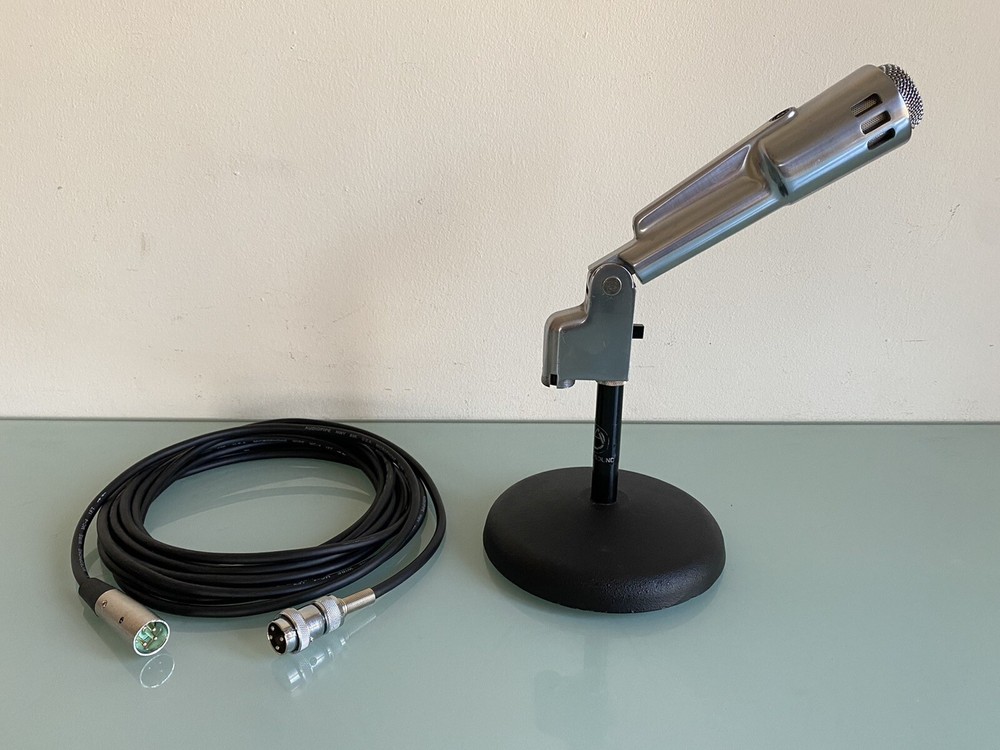 Electro-Voice Model 664 Microphone Vintage 1956 Made in USA & Cable