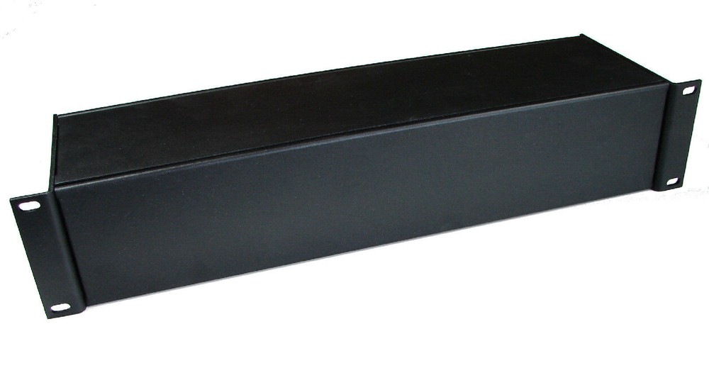 PROCRAFT ARBN-2U-5-BK 2U 5″ Deep All Aluminum 19″ Rack Mount Project Box