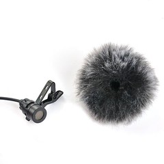 5 Packs Lavalier Microphone Wind Screen Furry Muffs Diameter 1cm Fits Most Lapel