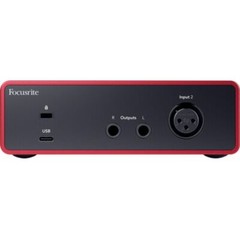 Focusrite Scarlett Solo USB-C Audio Interface w/ Headphones, Filter & Cable KIT