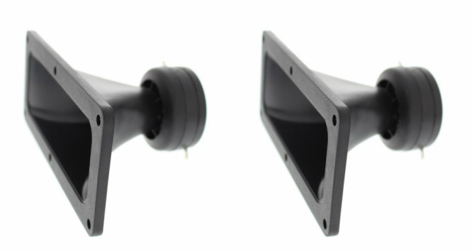 NEW 3 x 7 Piezo Horn Tweeter Speaker PAIR (2) PA DJ Pro Home Audio Replacement