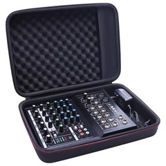 LTGEM Hard Mixer Case for Mackie Mix8 / 13″×9.5″×3.6″in, Black