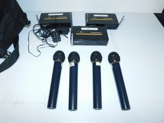 Audio-Technica ATW-R700 Receivers (3) & ATW-T702 Wireless Microphones(4) (CWW90)