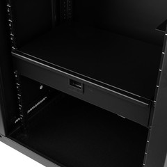 Gator Rackworks Shallow 2U Rack Mount Drawer Space – Shallow, Black