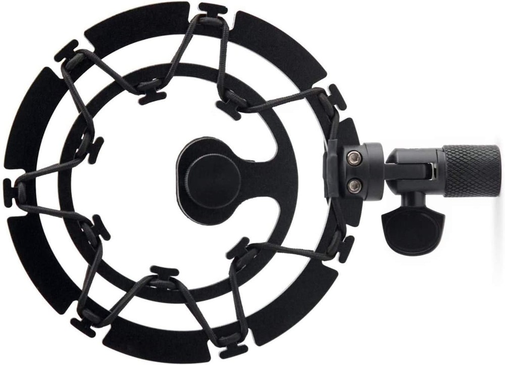 Auphonix Pro Microphone Shock Mount Mic Holder Compatible w/Blue Yeti, Snowball
