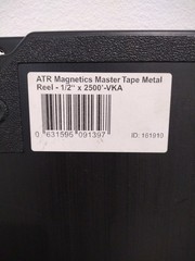 ATR Magnetics Master Tape Metal Reel 1/2″ x 2500′ -VKA 12.7 mm × 762.0 m