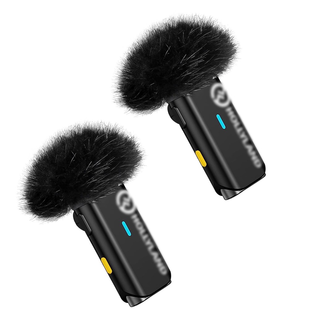 2-Pack Windscreens for Hollyland Lark M1 and Lark C1 Wireless Lavalier Microp…