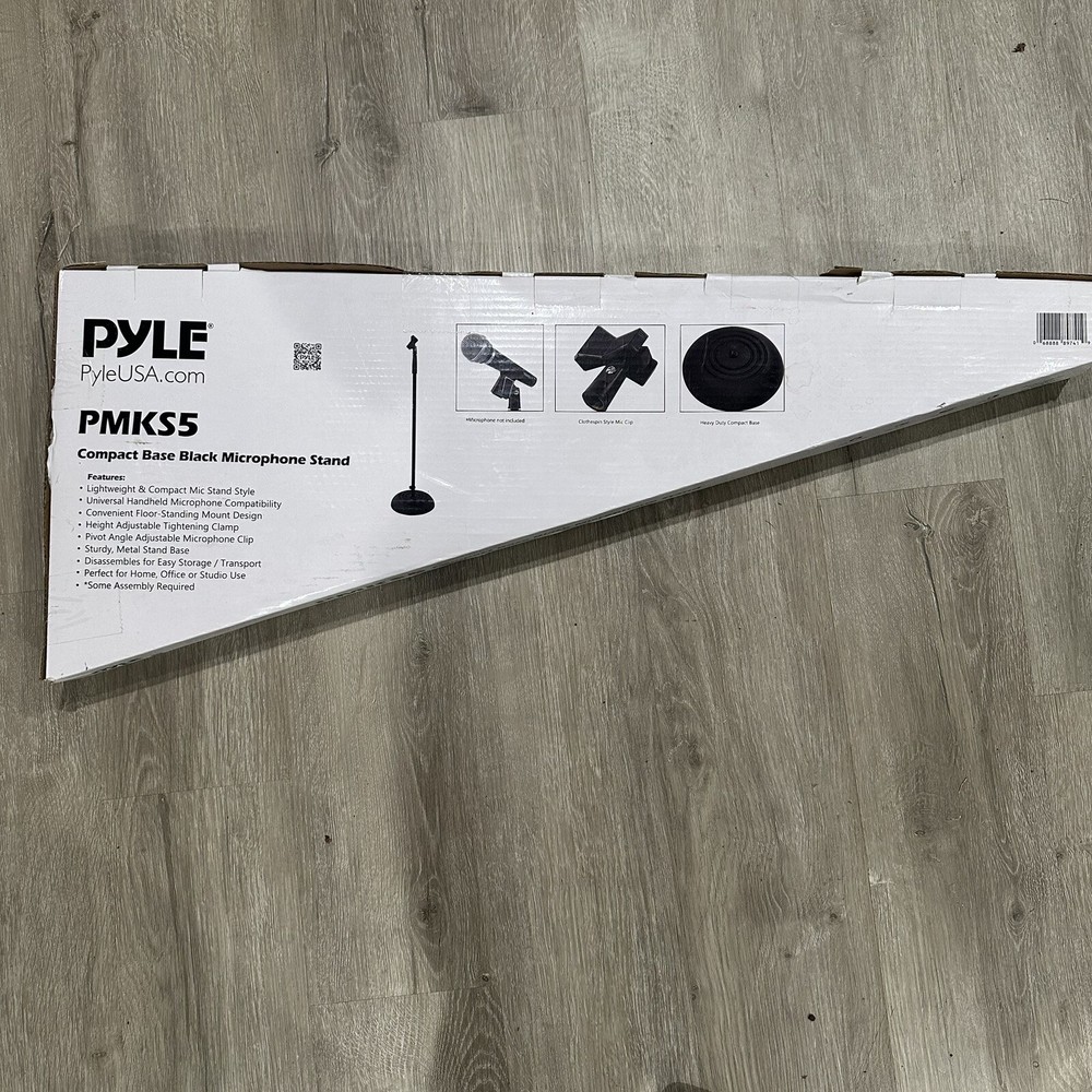 Plye PMKS5 Microphone Stand Base – Black