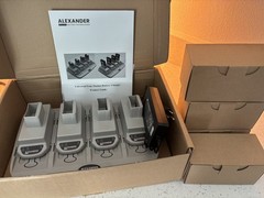 RTS CHG-1800 LI4 4-bay charger for Roameo Wireless Beltpack / BP-240 batteries