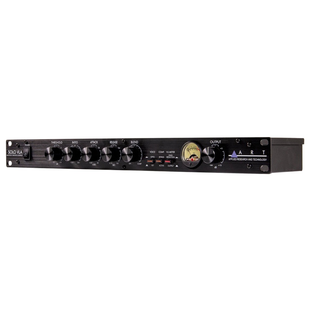 ART Solo VLA Multivoice Compressor Rackmount Dynamics Processor Optical FET Tube