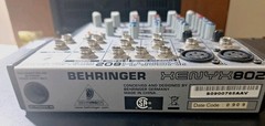 Behringer Mixer Audio Xenyx 802 8-input 2-bus Mixer British EQS