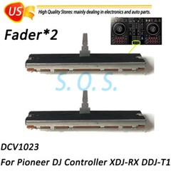 2PCS DCV1023 Cross Fader For Pioneer DDJ 400 SR2 SB2 SB SB3 S1 T1 ERGO WeGO3 DJM