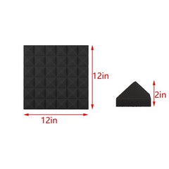 Soundproof Foam Acoustic Foam Panel Noise Cancelling for Home Office Studio Wall