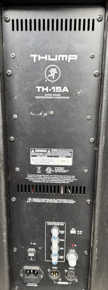 Mackie Thump TH-15A Amplifier Module Plate Amp Complete Assembly OEM Functional