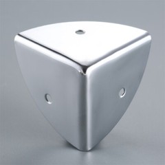 4Pcs Corner Protector Metal Silver 38MM for Tool Box Luggage Corner Guard Bumper