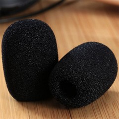 5X Black Handheld Stage Microphone Windscreen Foam Mic Cover Soft Sponge 35x10mm