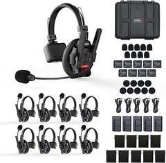 SYNCO XTALK XPRO9 Wireless Interom Headset Communication System Full Duplex