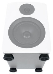 Rockville ISOPAD Aluminum/Silicone Isolation Pad Feet 4 Speakers/Studio Monitors