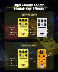 FLAMMA FS05 Multi Modulation Pedal Electric Guitar Stereo