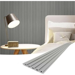 Waterproof Soundproof WPC Wall Panels Easy DIY Installation Durable 8 Panels New