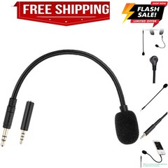 Detachable 3.5mm Microphone – Aux Mic for Headphone Jack, Plug-in Microfono f…