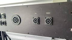 Ramtech 4-Space DV-DOSC 19″ Rack Panel W/XLR & Speaker Cable Outs