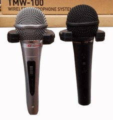 2PCS Rubber Microphone Hook Stands Hangers Wall Clip Clamp Holders