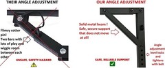 2 Pro-Audio Stands Post Holder DJ Stage Aluminum Peg Mount Over 200 LB. Capacity